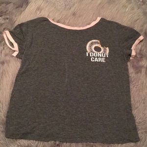 ‘I donut care’ tee